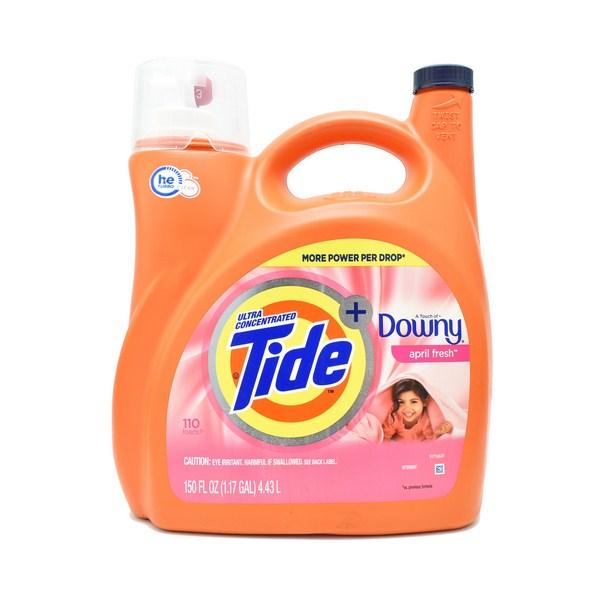 Nước giặt xả tide plus downy april fresh mỹ 4.43l