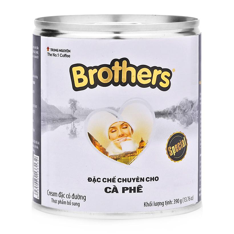 Combo 5 lon Sữa đặc chế Brothers Trung Nguyên cà phê