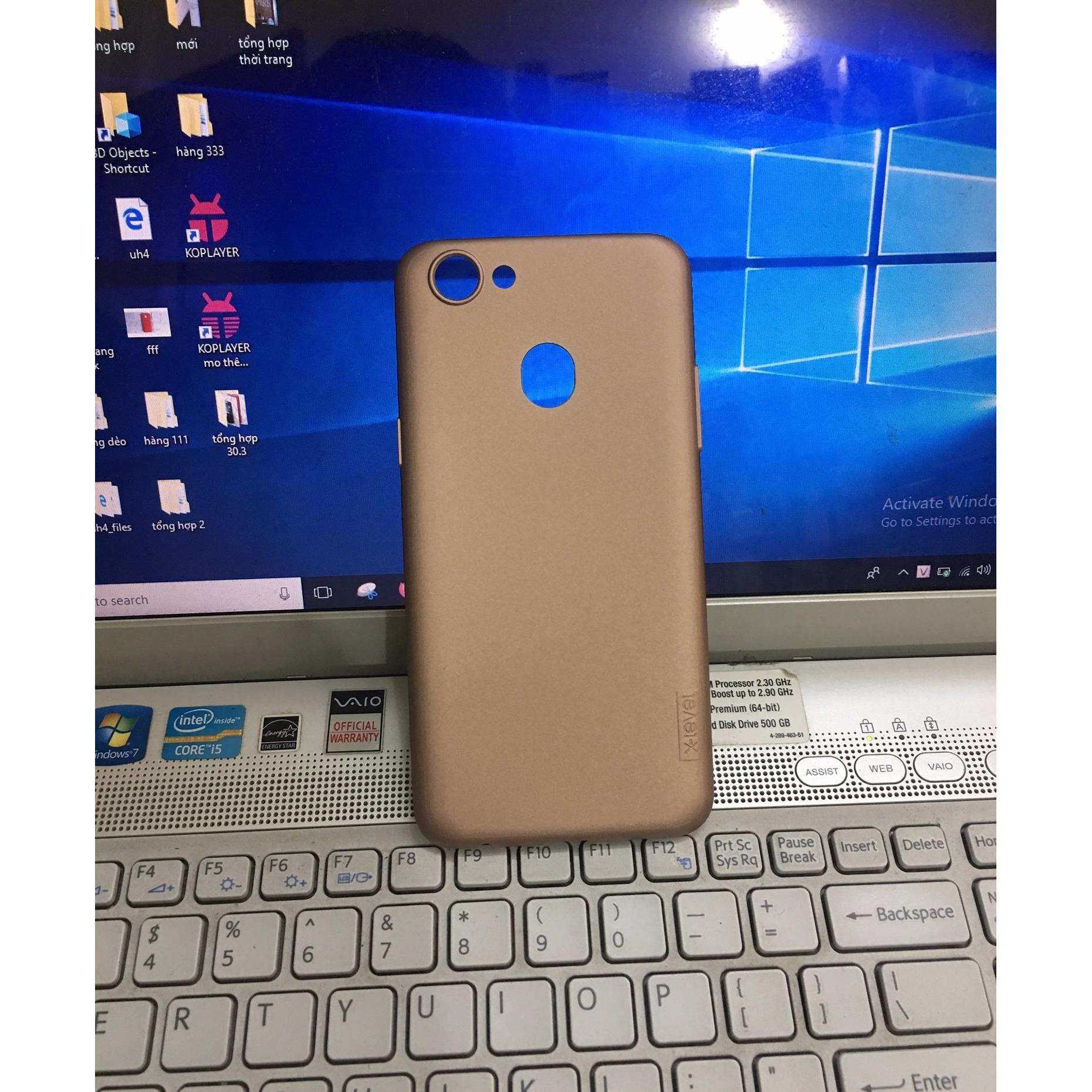 Ốp lưng dẻo X-Level dành cho Oppo F5 tặng kính cường lực