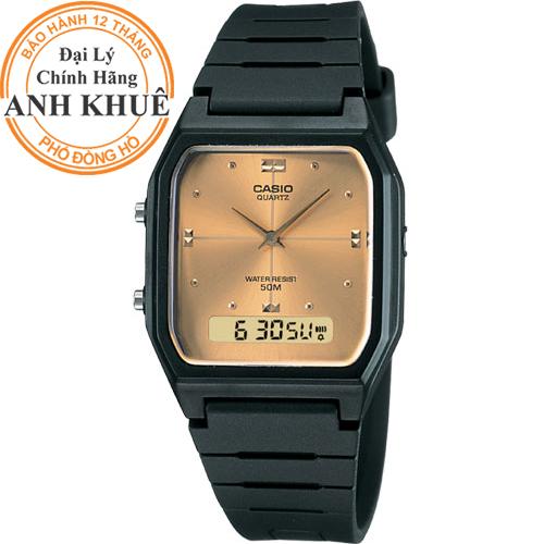 Đồng hồ dây nhựa casio anh khuê aw-48he-9avdf