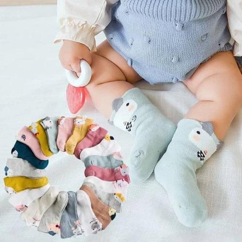 combo 5 đôi tất cho bé trai & bé gái rất đáng yêu size từ 0-7 tuổi