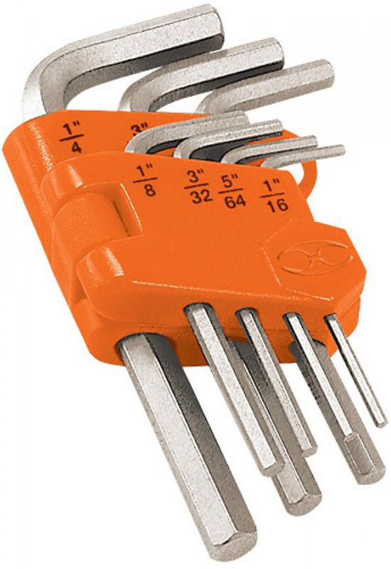 1/16 - 3/8inch bộ lục giác 10 cây đầu bằng hệ inch truper 15539