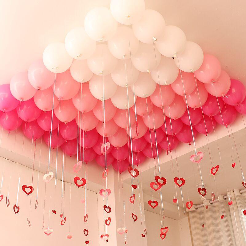 Bộ bóng bay TRANG TRÍ ĐÁM CƯỚI, SINH NHẬT, SỰ KIỆN, bộ 100 quả