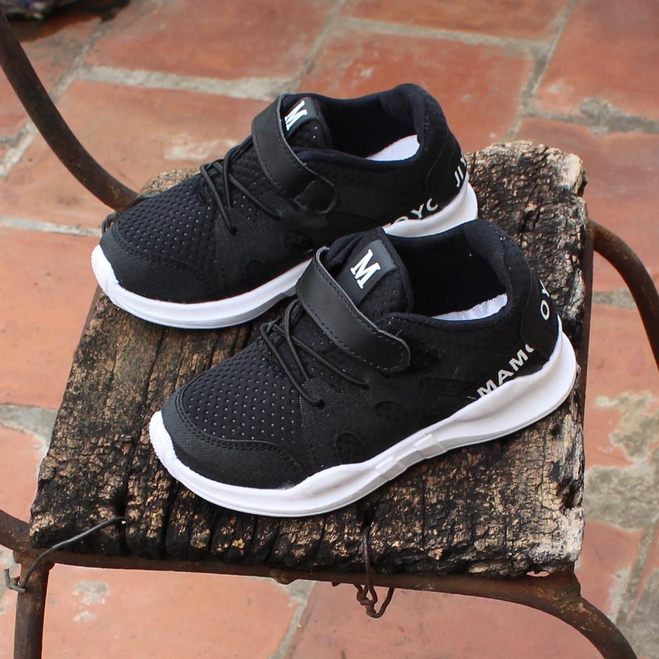 Giầy cho bé trai và bé gái kèm ảnh thật - đen Vietshoes68 V24
