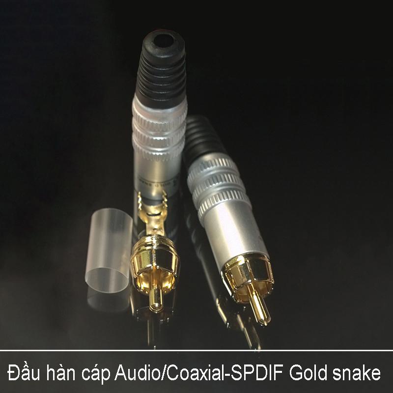 Đầu jack hàn dây cáp AV/Audio/Video/Coaxial Goldsnake