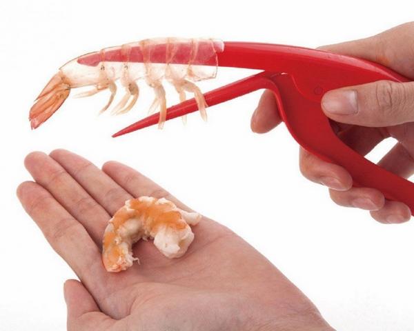dụng cụ lột vỏ tôm