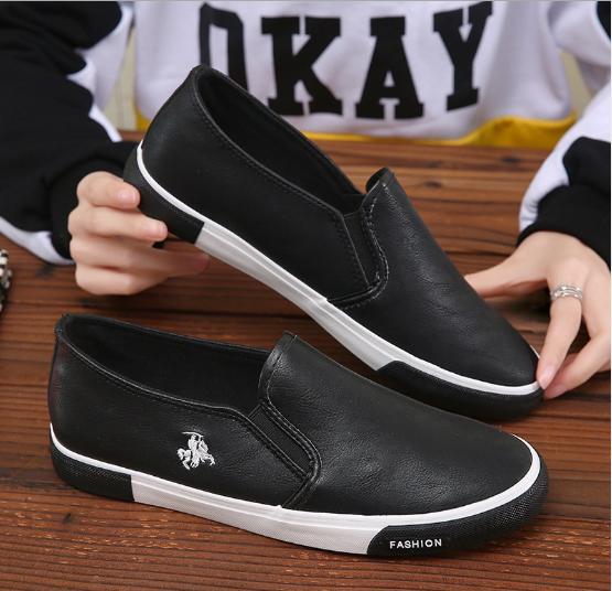 Giày slipon nam da trơn