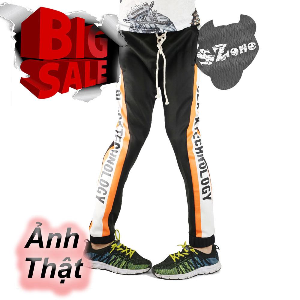Quần Jogger Thun Nỉ Nam Dáng Côn Bo Gấu, quần gym thu đông, quần thể thao ống dài thu đông chất đẹp SQD409