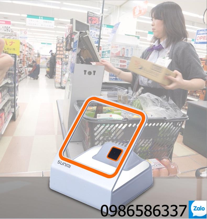 Máy quét mã vạch QR code Sunmi  hỗ trợ thanh toán qua màn hình mobile