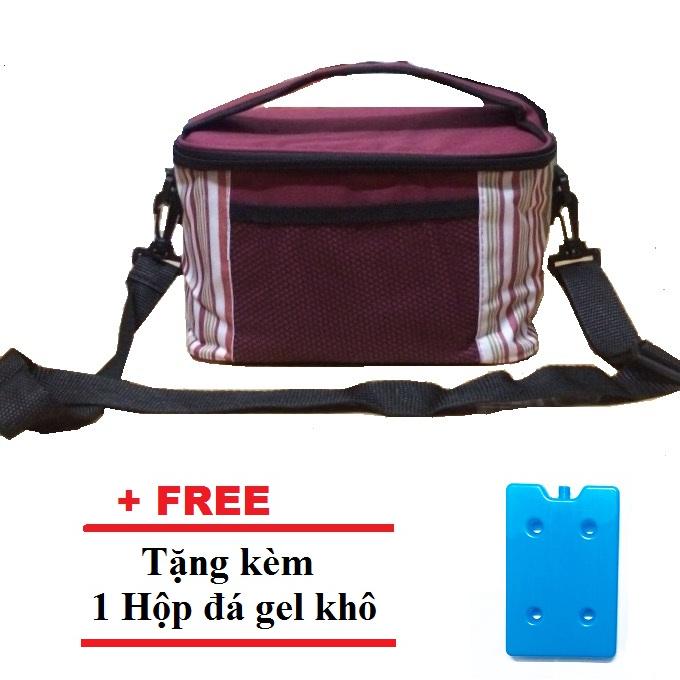 Túi giữ nhiệt cao cấp + Tặng 1 đá khô dạng hộp