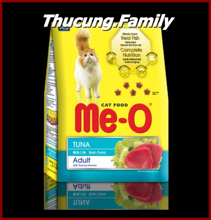 Thức ăn hạt cho Mèo trưởng thành Vị cá ngừ. Me- O tuna 1,2kg. Nhập khẩu Thái Lan.