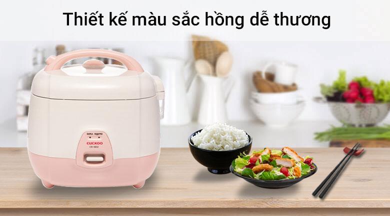 Nồi cơm điện cơ cao cấp cuckoo hàn quốc cr-0632 1.2 lít - hàng nhập khẩu