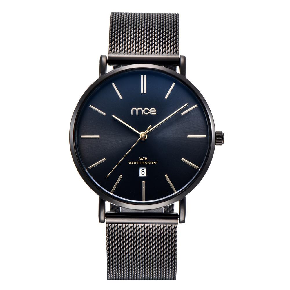 Đồng hồ nam mce mc00625 máy nhật chống nước dây thép mành cao cấp + tặng pin