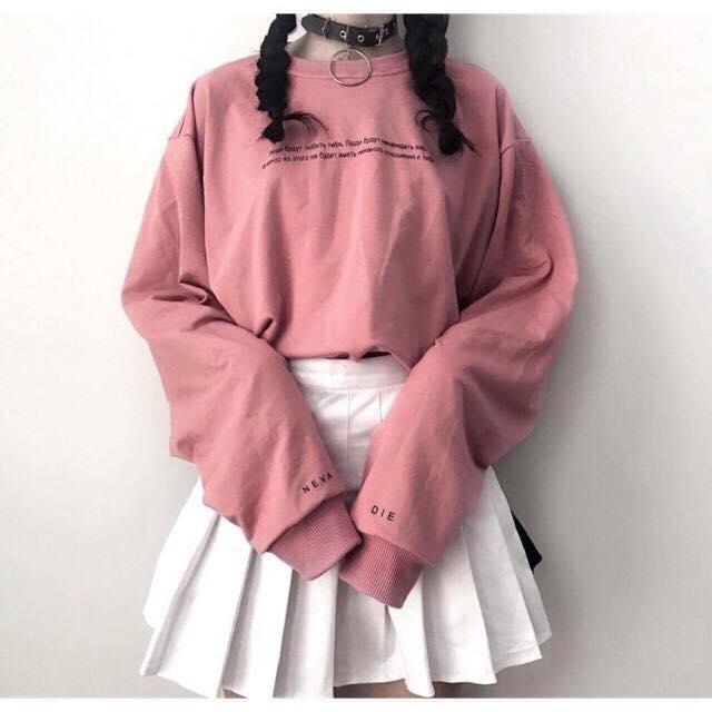 Áo thun nữ thu đông in chữ tay phồng siêu chất, chất liệu cotton da cá dày dặn, phong cách trẻ trung