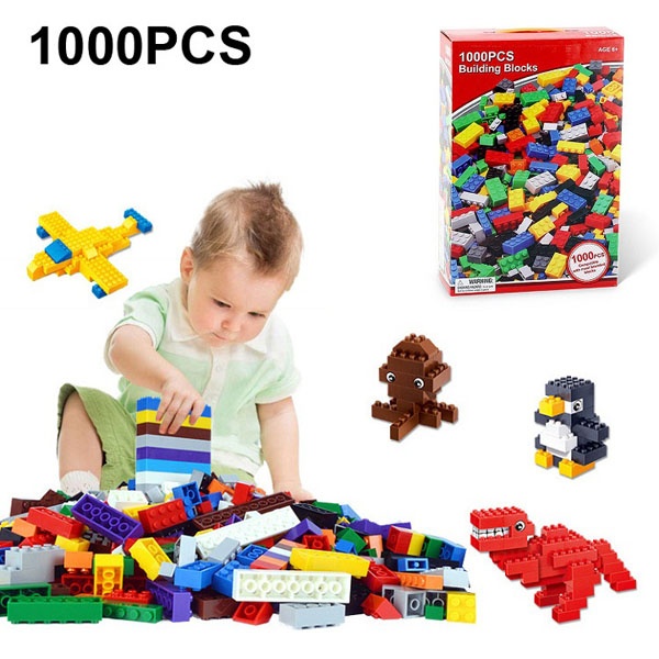 Bộ xếp hình Lego 1000 chi tiết cho bé