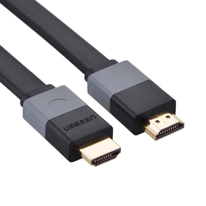Cáp hdmi 5m ugreen 30112- cáp dẹp 3d 4k*30hz enthernet rca