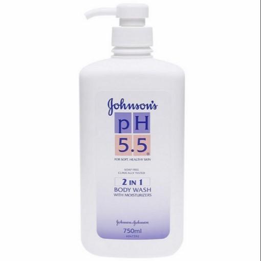 Sữa tắm gohnson's ph 5.5 2in1 750ml