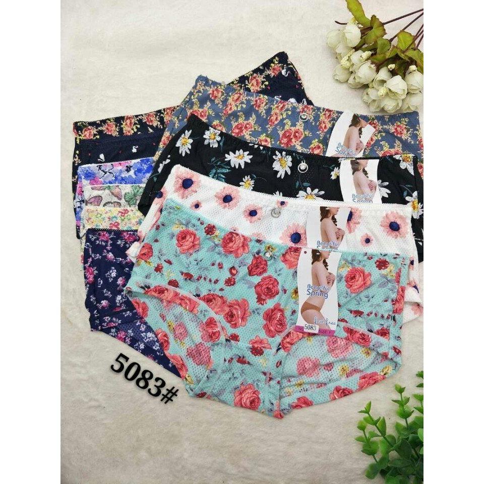 Bộ 5 quần lót nữ hoa thun lạnh thông hơi cao cấp thành công shop.