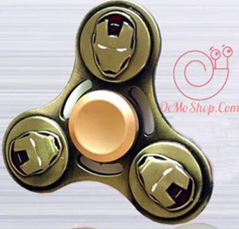 Con quay Finger Spinner Người sắt IronMan kim loại