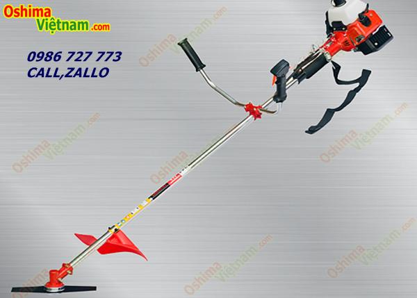 Máy cắt cỏ Oshima 411 bạc , máy gặt lúa 4 thì