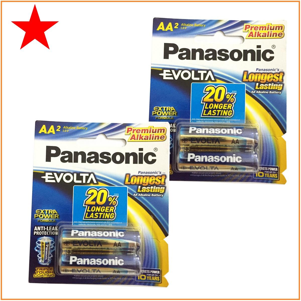 Combo 2 vỉ pin AA Panasonic Avolta