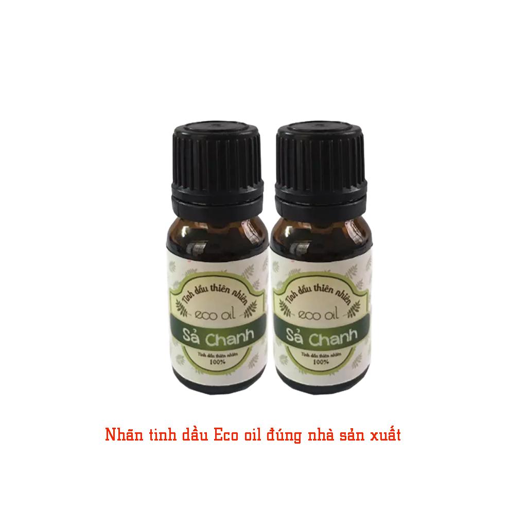 Combo 2 chai tinh dầu sả chanh 10ml đuổi muỗi Eco oil
