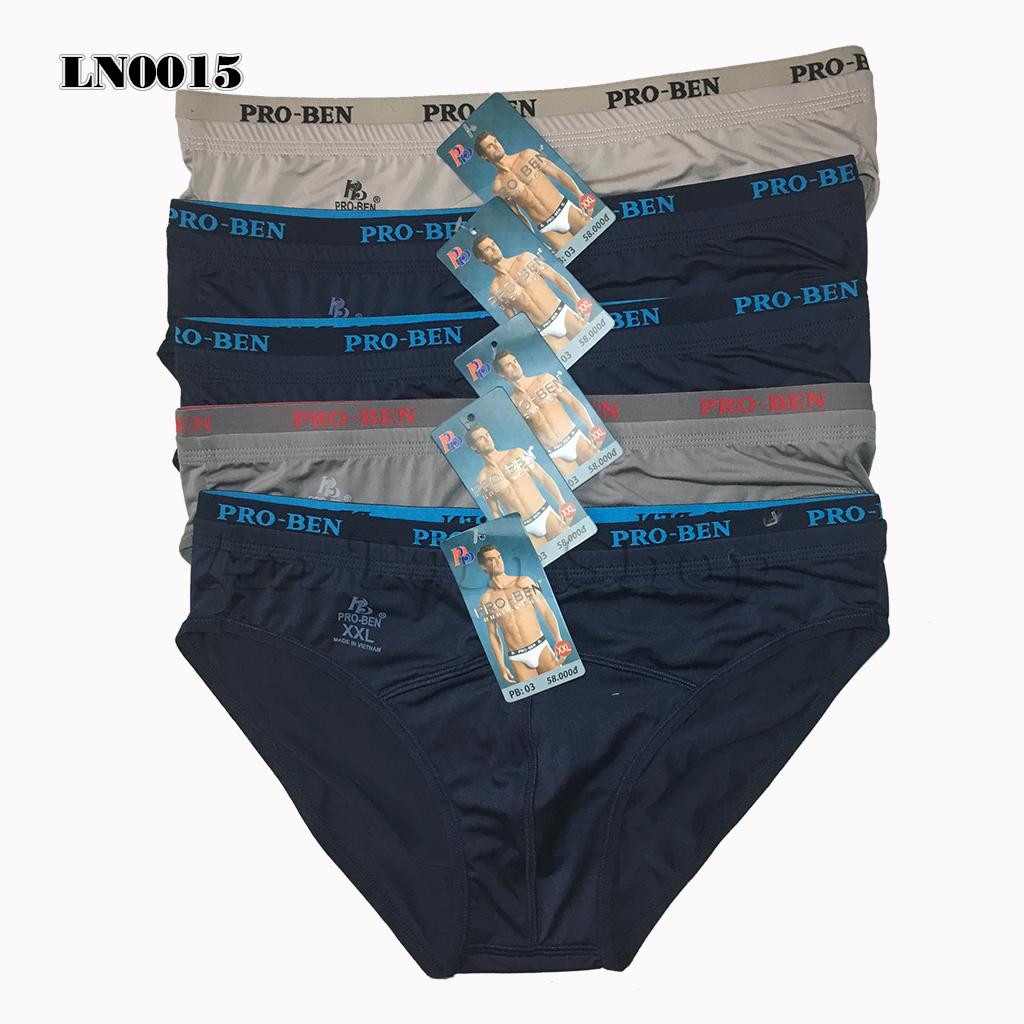10 quần lót tam giác nam proben-03 - hai lưng - thun lạnh cao cấp - ln0015x10