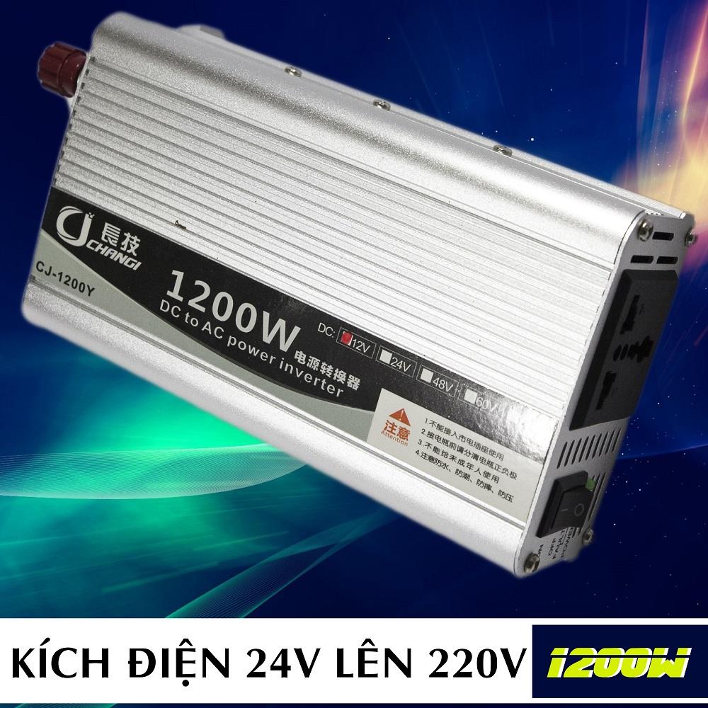 Bộ kích điện 24v lên 220v