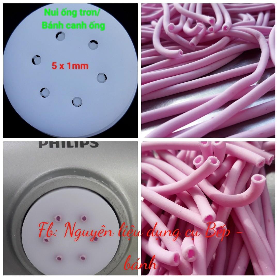 Khuôn cho máy làm mì Philips - khuôn nui ống trơn/ bánh canh ống