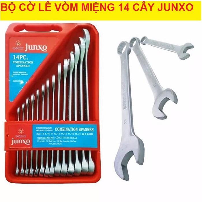 Cờ lê JUNXO 14 cây hàng nhập khẩu Ấn Độ hộp nhựa