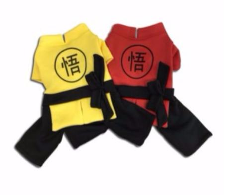 QUẦN ÁO BỘ CHÓ MÈO THÚ CƯNG KungFu THUN CO GIÃN TỐT KHÔNG NHĂN XÙ