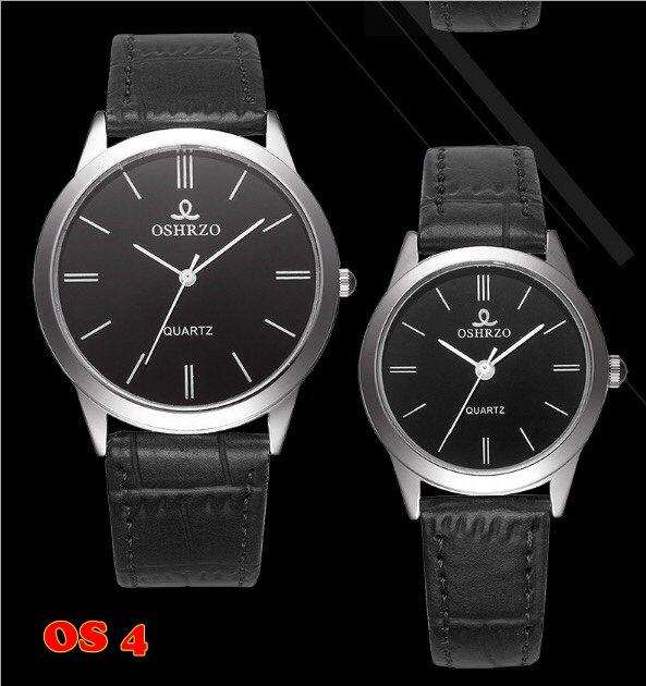 Đồng hồ cặp nam nữ oshrzo os4-6 dây da