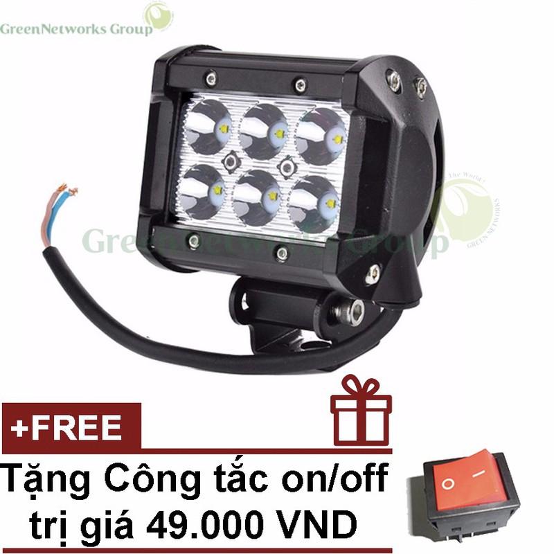 Đèn LED trợ sáng cho xe máy đi phượt C6 GreenNetworksGroup