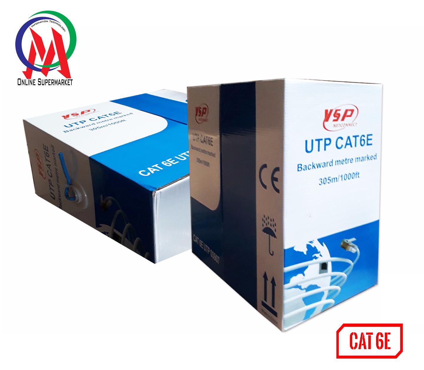 Dây cáp mạng utp 6e 0907 305m lõi chữ thập