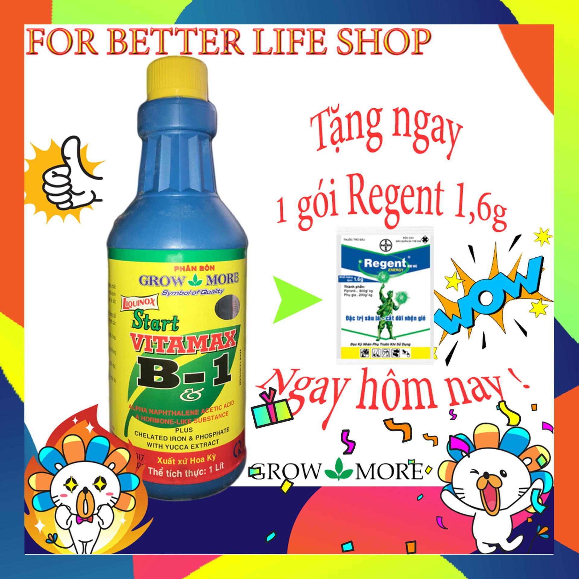 Chai 1 lít phân bón điều hòa sinh trưởng vitamin b-1