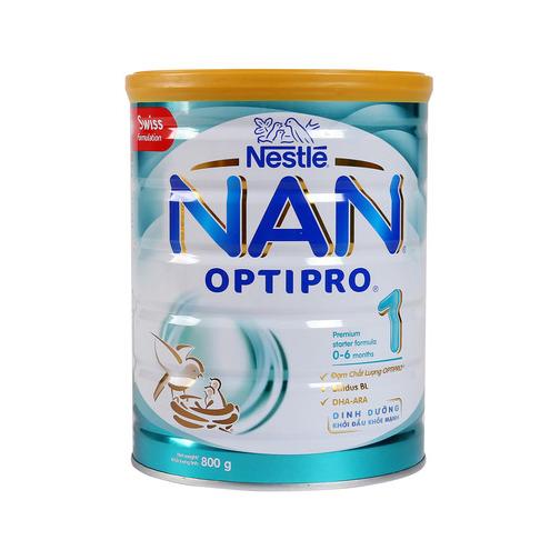 Sữa bột nestlé nan optipro 1 hộp thiếc