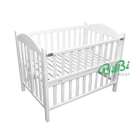 Giường cũi trẻ em 2 tầng Việt Nam TH710-Trắng, cũi trẻ em, nôi cho bé, nôi trẻ em, noi tre em, giuong ngu cho be, giuong cui gia re, cũi gỗ cho bé, cui tre em hcm, cũi trẻ em hcm - Babimart Chính Hãng