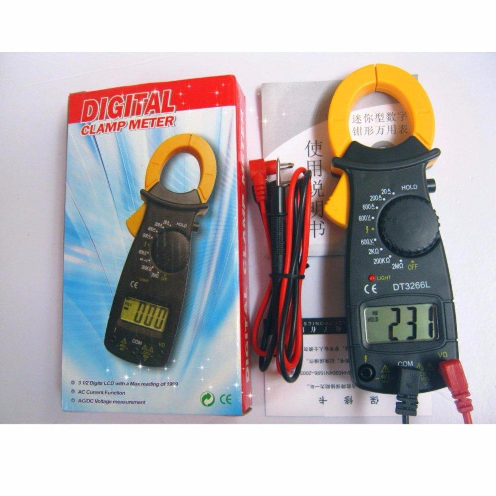Ampe kế cầm tay kẹp vạn năng kỹ thuật số kẹp mét DT-3266L kèm bin