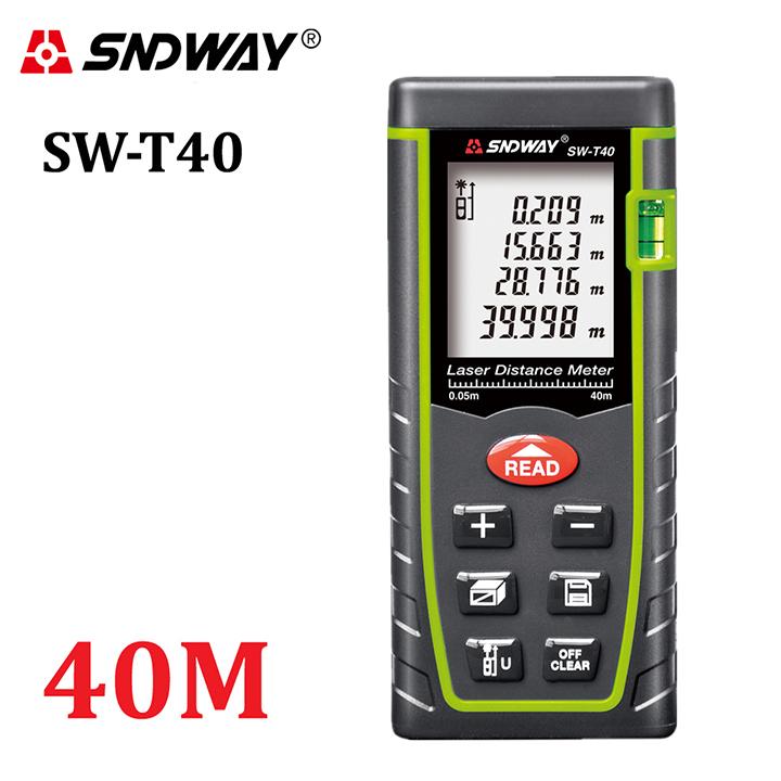 Thước đo khoảng cách bằng tia laser SNDWAY phạm vi 40m