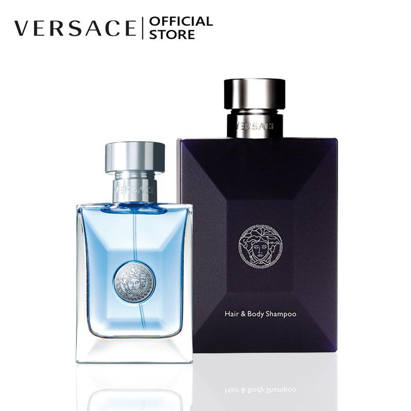Bộ Nước hoa Versace Pour Homme EDT 100ML và Sữa tắm Versace Pour Homme Hair & Body Shampoo 250ML