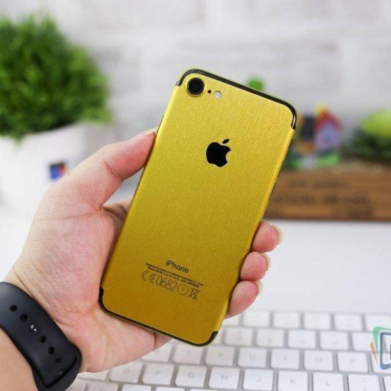 Miếng dán Skin dành cho Iphone 7G/ 7plus ( Màu Vàng )