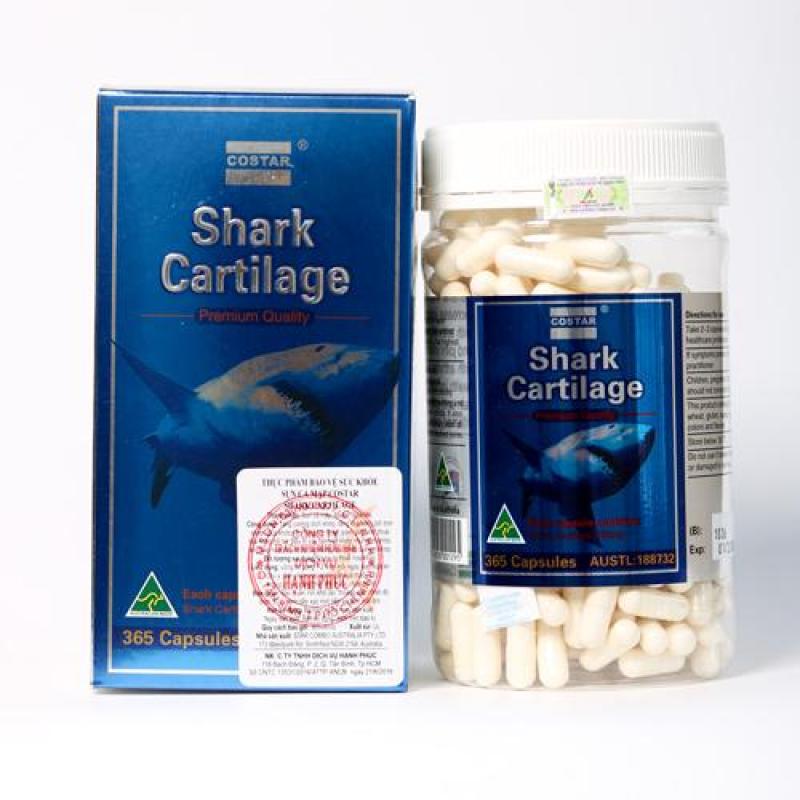 Sụn vi cá mập blue shark cartilage 750mg Úc Hỗ trợ Xương Khớp (365 viên)
