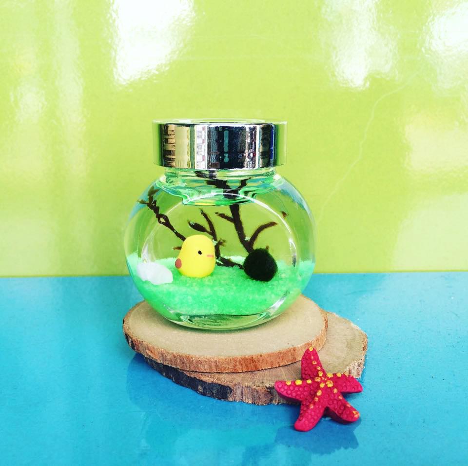 Lọ marimo, tảo cầu Nhật Bản chủ đề chú gà con