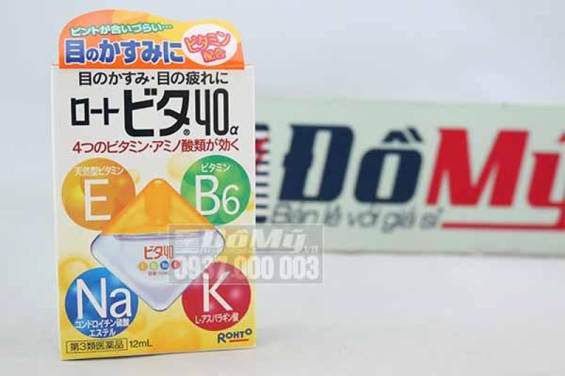 Chai nhỏ mắt Rohto Vita 40 12 ml của Nhật nhập khẩu