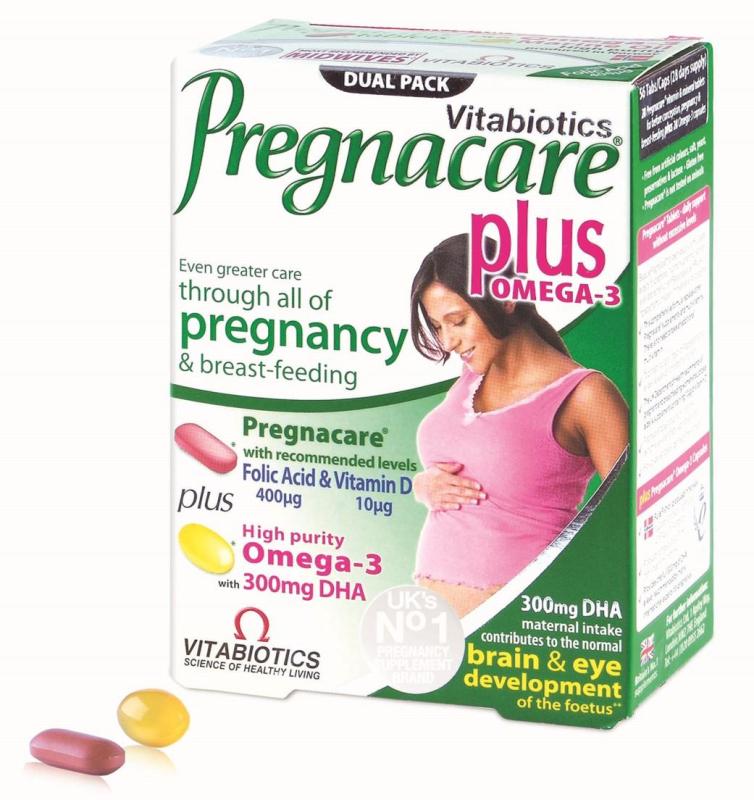 THỰC PHẨM BẢO VỆ SỨC KHỎE PHỤ NỮ MANG THAI PREGNACARE® PLUS OMEGA-3 nhập khẩu