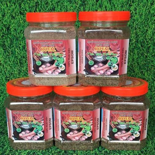 05 Hộp Muối Khoáng Thảo Dược Ngâm chân 450g