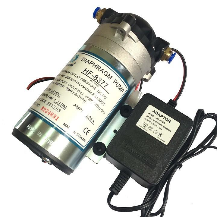 Máy bơm phun sương 24V HEADON HF - 8377 sản xuất tại Đài Loan, 30W