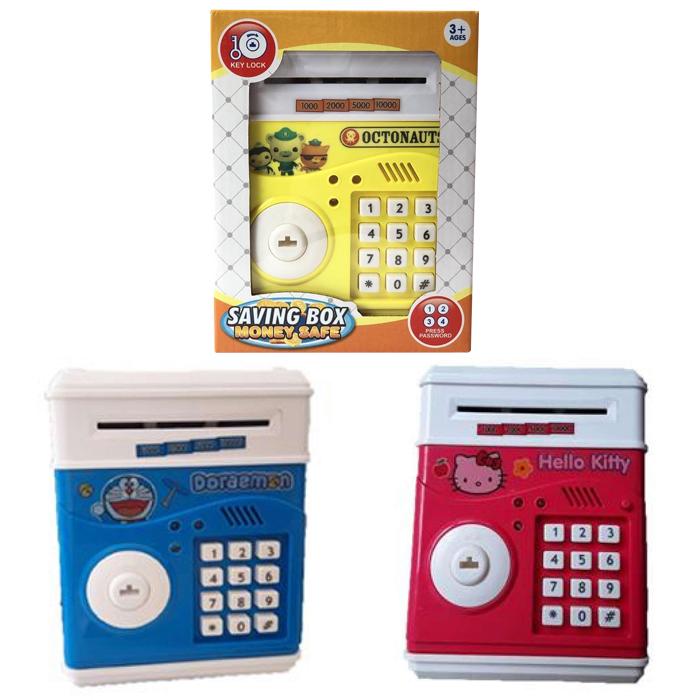 Két Sắt Mini Thông Minh Hình Hello Kit.ty, Doraemon, Minion, Sóc Cao Cấp
