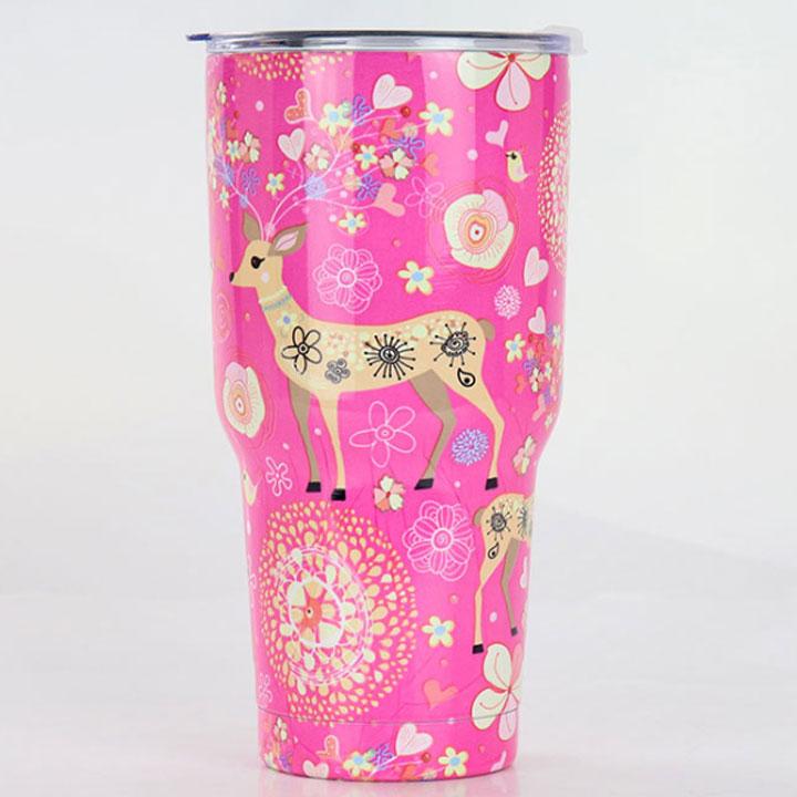 Ly giữ nhiệt 900ml - phiên bản deer paradise 2d