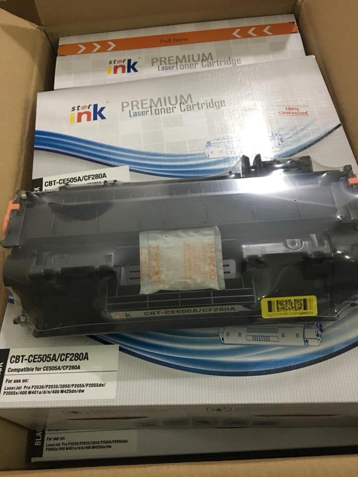 Hộp mực 319/80A  cho H p 2035/2055d/M401d/40Dn/ Ca non 6670DN/ 215DW/252Dw/6650DN/MF 411 mã star ink